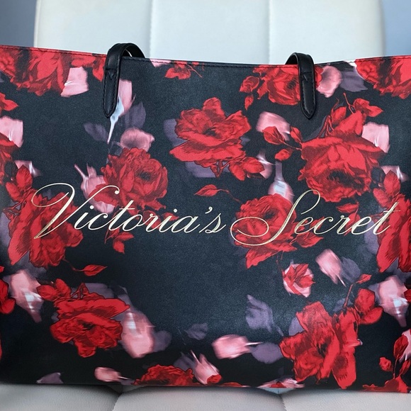 Victoria’s Secret Red Rose Tote Bag - Picture 2 of 11